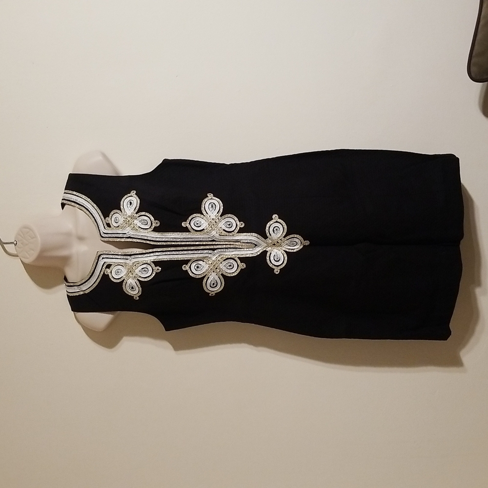 💃🕺Hp💃🕺Lilly pulitzer black Mila shift dress - Picture 5 of 17